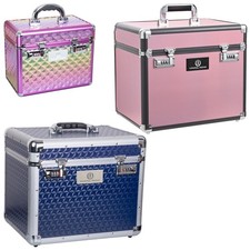 Equestian Horse Grooming Box Imperial Riding Shiny Case Mirror Secure Locks