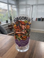 Hobgoblin pint glass Halloween 2015 Beer Ale