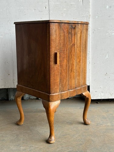1950 walnut bedside cabinet - walnut,