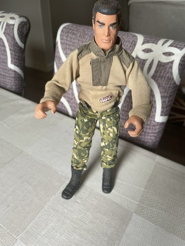 Vintage action man flocked - vintage,