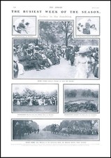 1908 WEATHER Sunshine Hyde Park Church Parade Hurlingham Balloon Race (110)