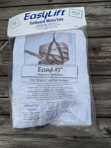 Easylift outboard motor tote