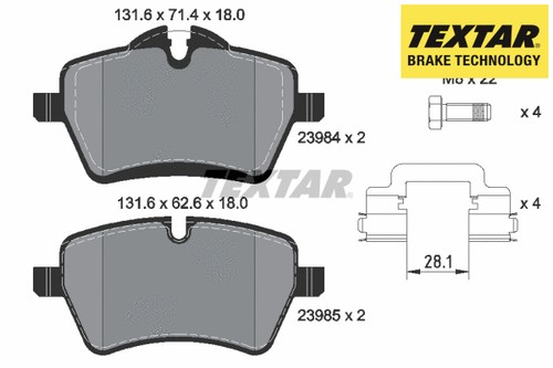 Front brake pad - pad,