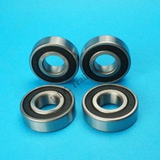 Set of 4 6204 2RS Sealed Wheel Bearings for 115mm PCD Hubs Trelgo Franc Trailer