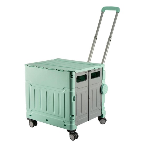 Green plastic folding craft - plastic,