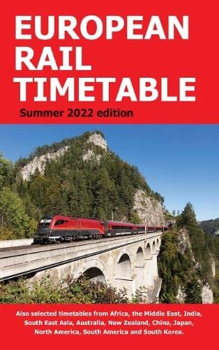 European rail timetable summer - european,