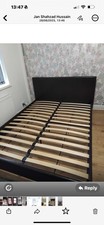 King Size Faux Leather Bed Frame