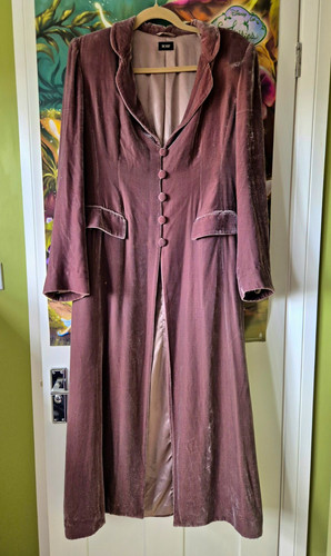 Hobbs taupe velvet - taupe, long
