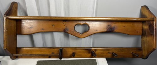 Large vintage wood - wood, shelf