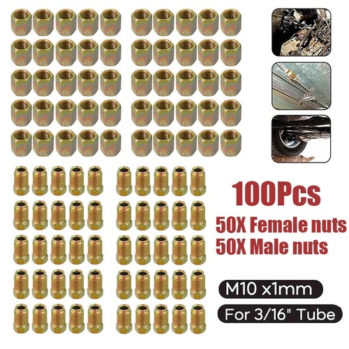 100x brake pipe fittings - 100x,