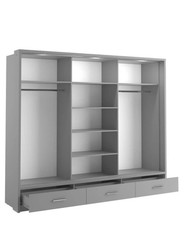 Sliding Door Cupboard with Lights Sliding Glass Door