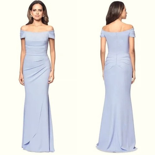 Xscape sky blue ruffled - sky,