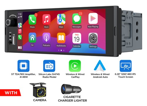 Cam ips touchscreen - 6.28",