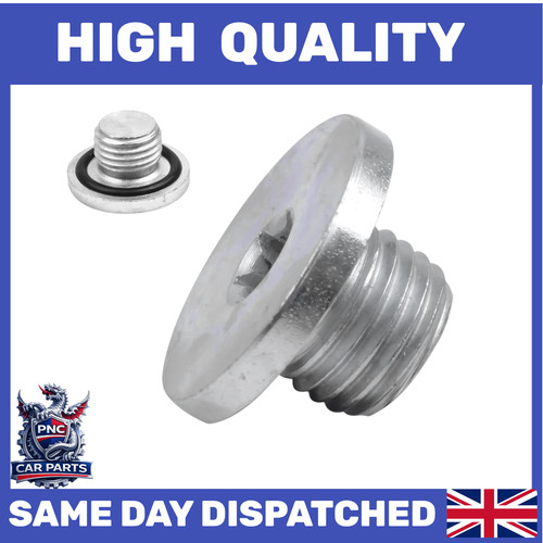 Engine oil pan - oil, plug