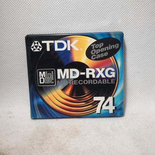 Mini disc tdk rxg - disc., md-rxg