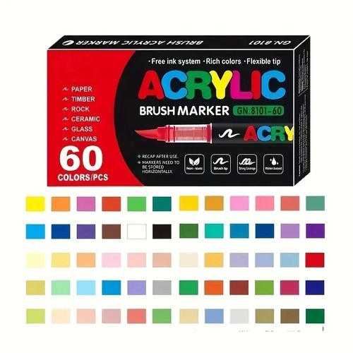 Colors acrylic paint - 60,