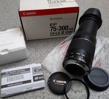 Boxed Canon EF 75-300mm