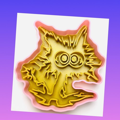 Electric cat cookie cutters - cookie,