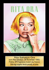 RITA ORA Music Signed Photo