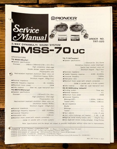 Pioneer dmss sound - pioneer, uc