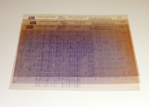 Microfiche spare parts catalog - microfiche,