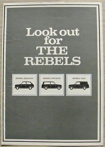 Reliant rebel sales brochure - rebel,