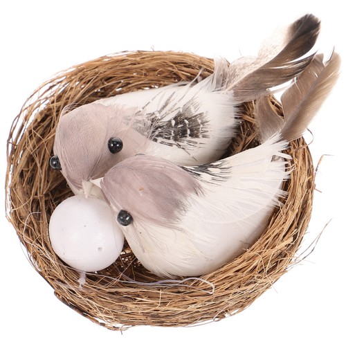 Set mini bird nest - set, with