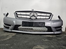 MERCEDES C CLASS  2011 - 2014 FACELIFT W204  AMG COMPLETE FRONT BUMPER SILVER792