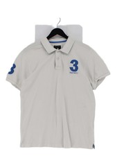 Hackett Men's Polo L Cream