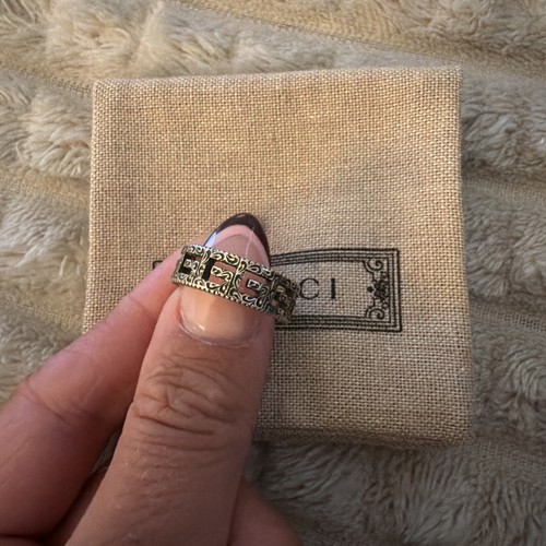 Silver gucci statement - silver,