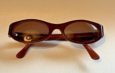 Vintage Chloe sunglasses 140 red Y2K 90's pink/red/rose diamonte