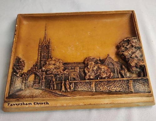Vintage ivorex wall plaque - wall,