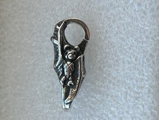 Authentic Sterling Silver TROLLBEADS Halloween Bat Lock/clasp. New & box.