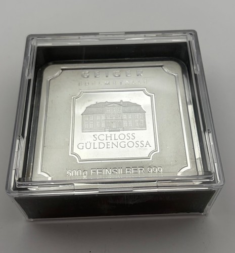 500g geiger silver - 500g, square