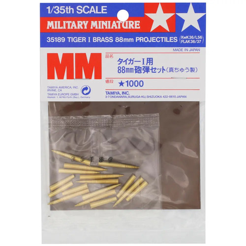 Tamiya tiger brass 88mm - tiger, i