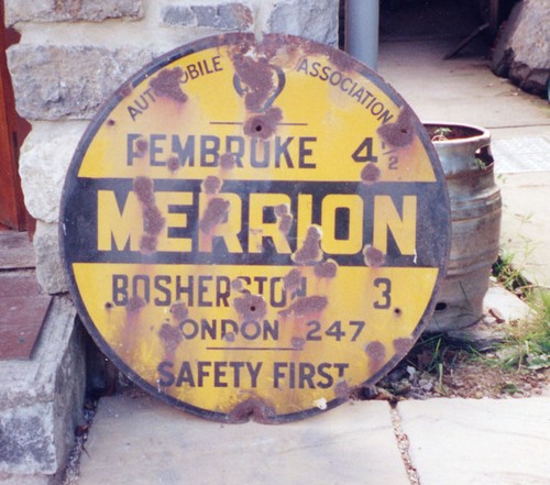 Photo 6x4 old sign in - photo,