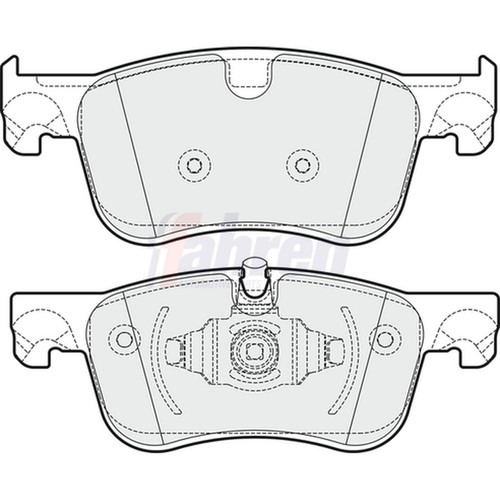 Brake pads set for citroen - brake,