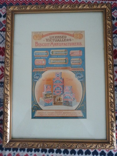 Antique advertising print from