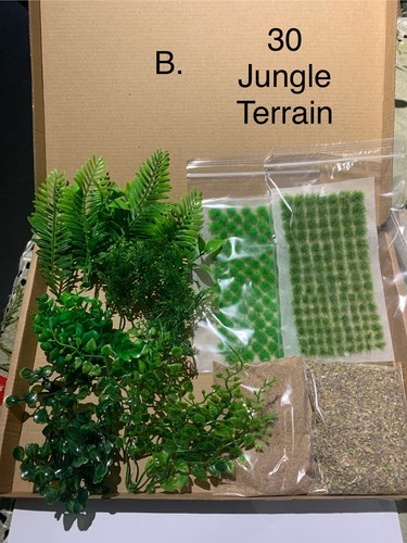 Miniature jungle terrain - miniature,