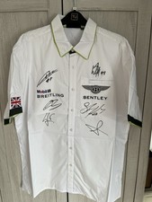 Bentley Motorsport Signed Team  Shirt - Kane, Smith, Abril, Soucek, Soulet Reip