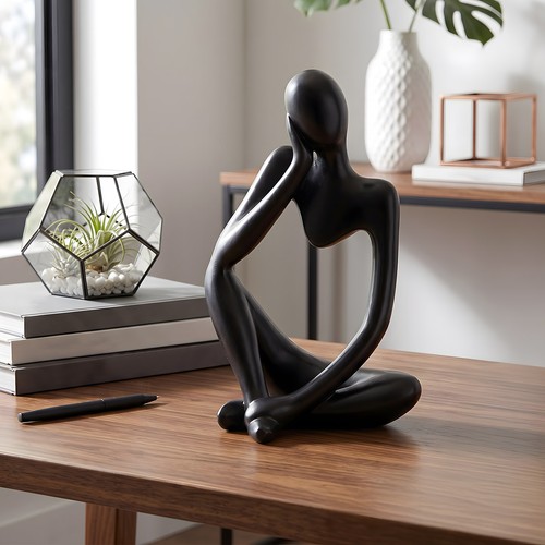 Modern the thinker sitting man - sitting,