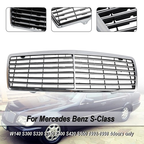 Chrome front bumper grill - front,