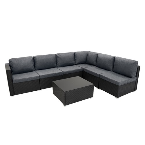 Rattan modular garden - rattan,