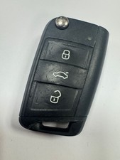 GENUINE SEAT 3 BUTTON REMOTE FLIP KEY FOB IBIZA LEON ETC TESTED. 6F0 959 752 R