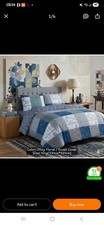 Double blue Ditsy 4 piece