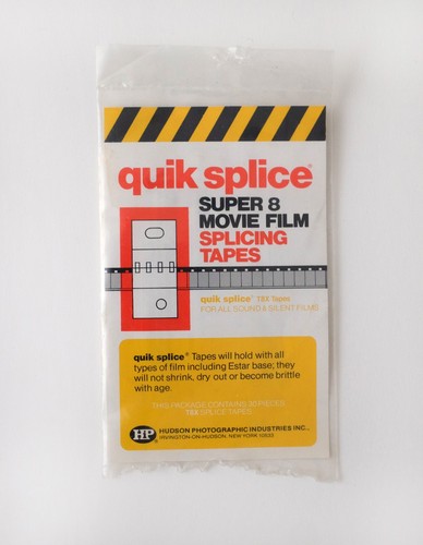 Super 8mm quik splice - super, splicing