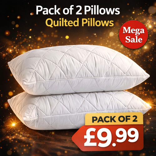 Quilted pillows hollowfiber - quilted, 2