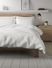 White bamboo cotton blend - white,