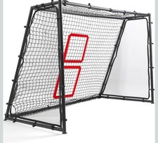 Football Goals - Super Durable Soccer Goal Regulation Sizes, Deep Net, Moveable