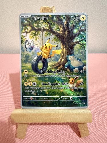 Pikachu swing pokemon card - pikachu,